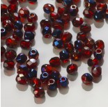 Zdjęcie - Fire Polish Blue Iris - Siam Ruby (BR90080) 3mm